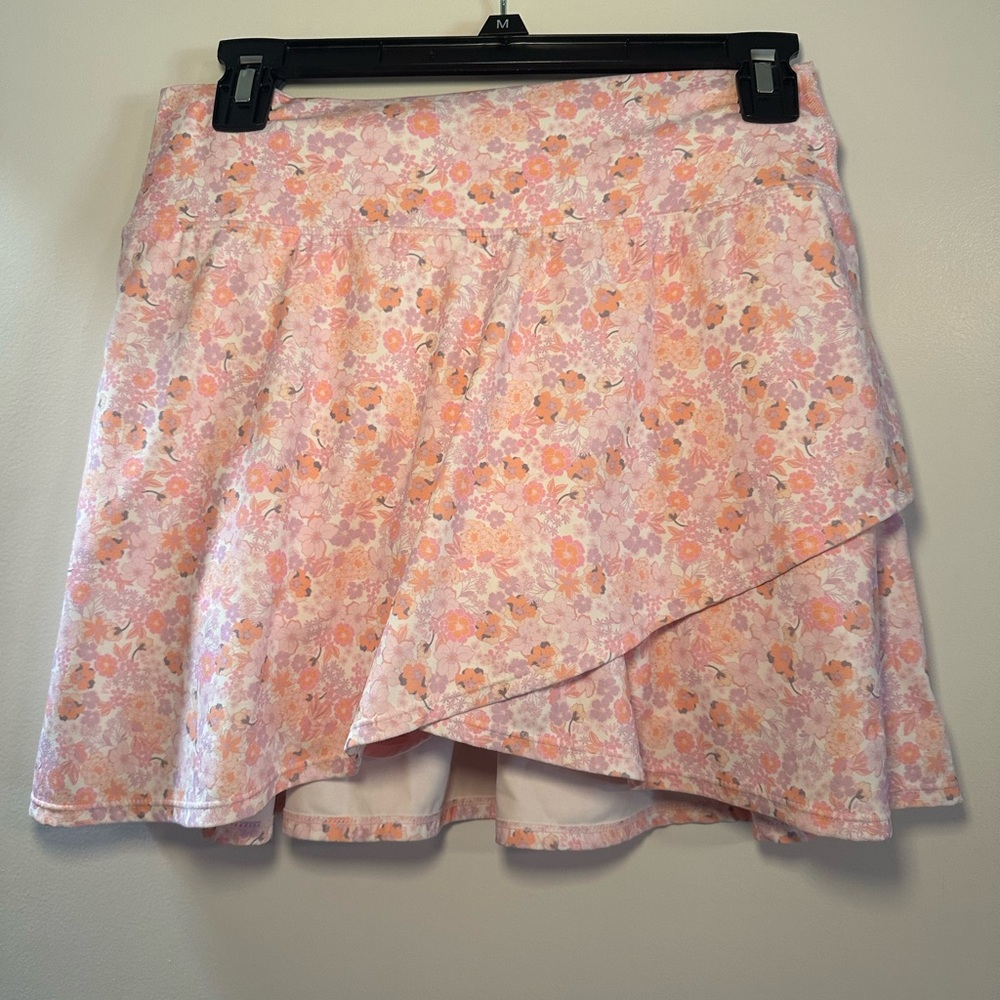 JOYLAB floral wrap skort